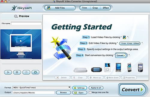 media player for song camcorder files mac
